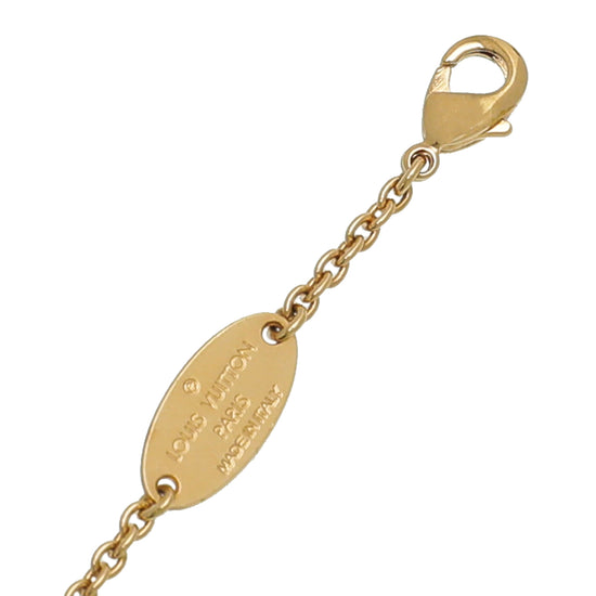 Louis Vuitton LV And Me Bracelet, Letter M In Yellow Gold - Praise