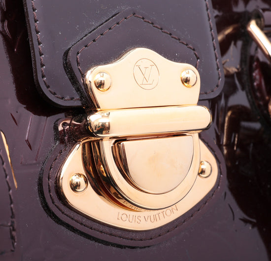 Louis Vuitton Amarante Monogram Vernis Patent Leather Melrose