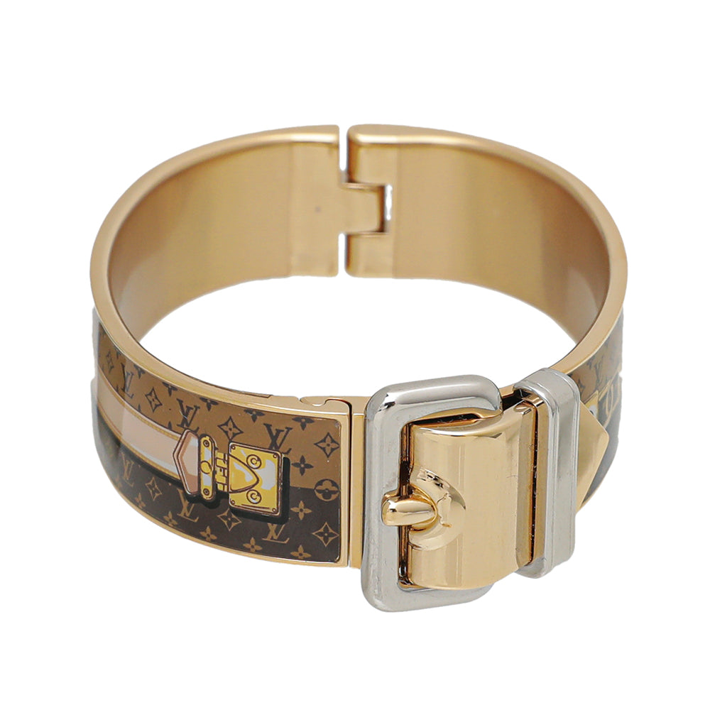 Louis Vuitton Monogram Metal Enamel Confidential Bracelet
