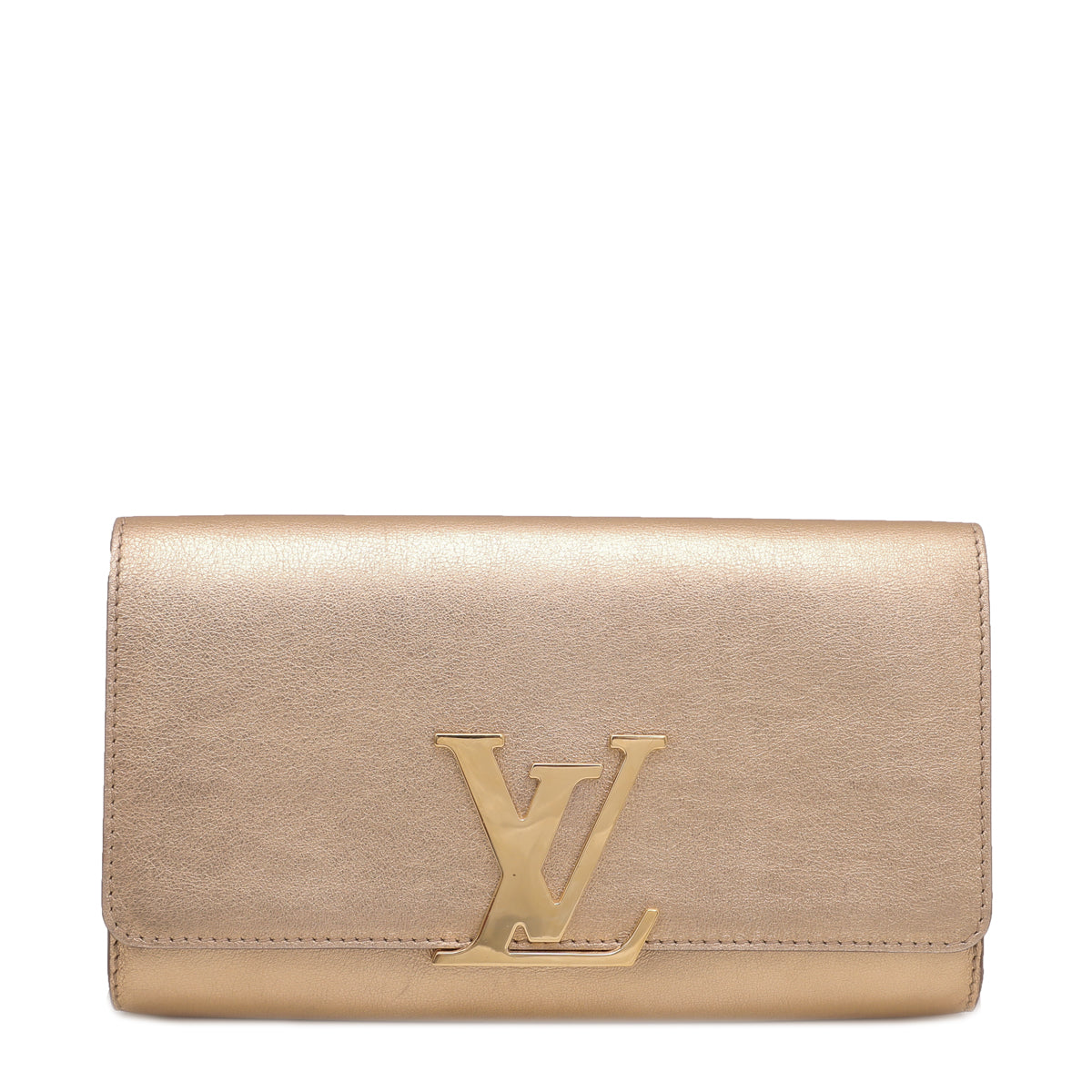 Louis Vuitton Metallic Gold Louise Clutch-Louis Vuitton-THE CLOSET