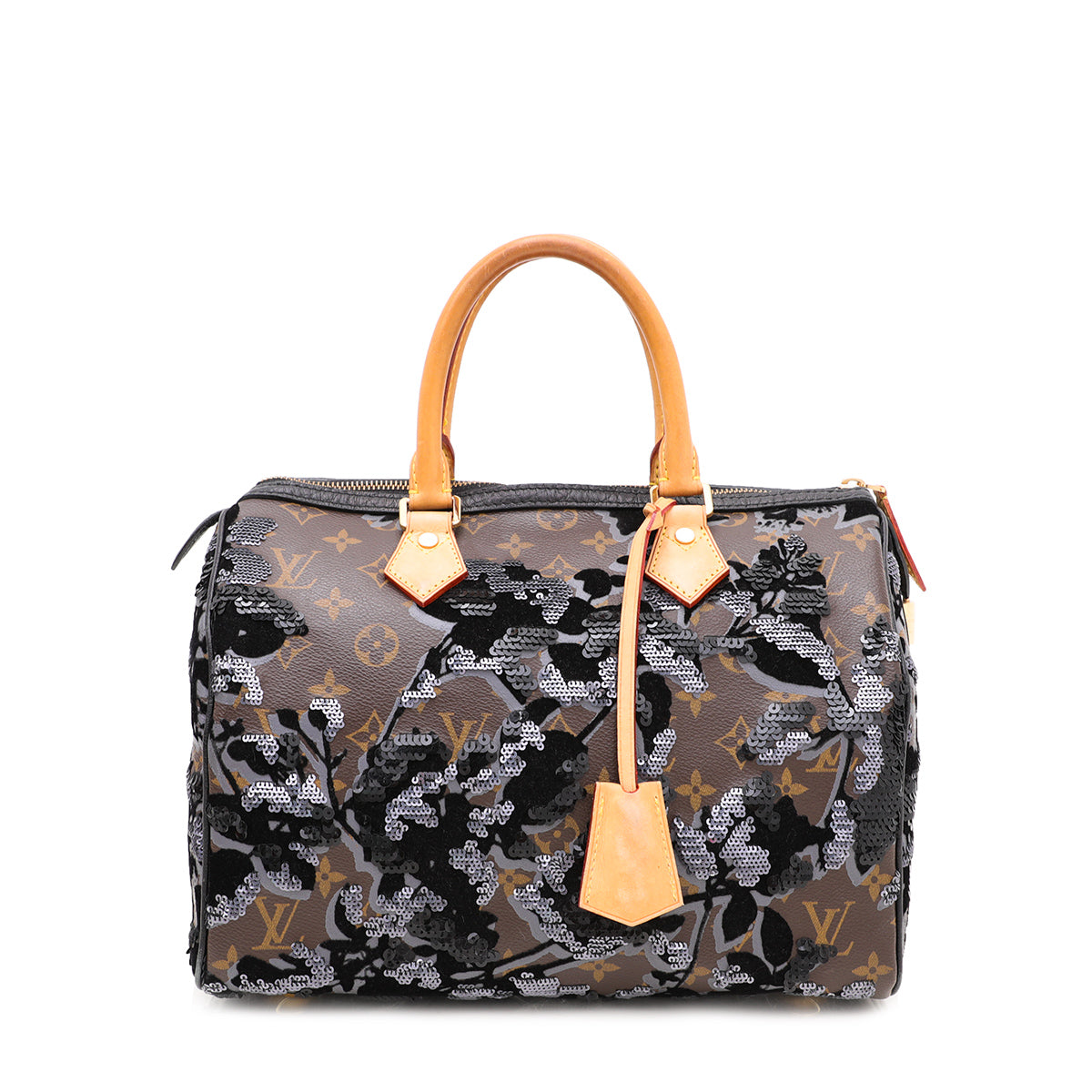 Louis Vuitton Monogram Fleur De Jais Speedy Bag