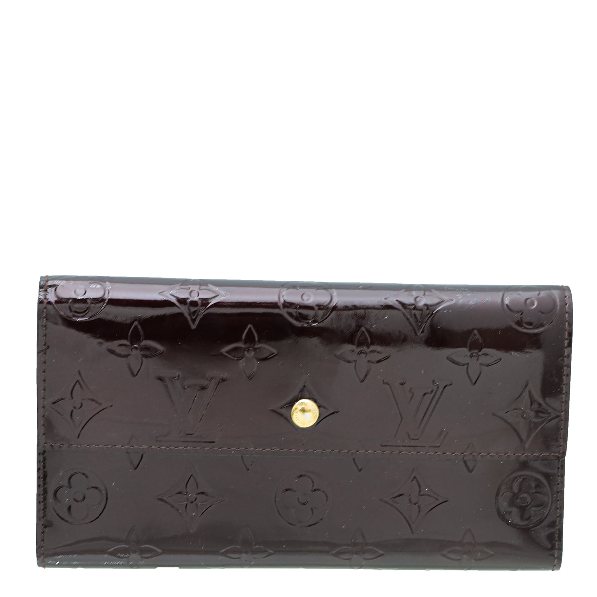 Louis Vuitton Amarante Monogram Vernis Porte Tresor International Wallet