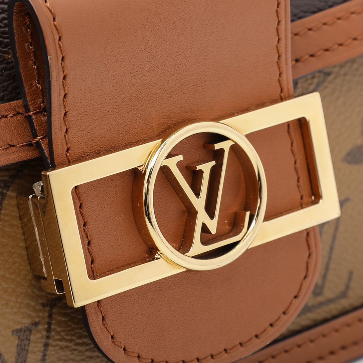 Louis Vuitton Brown Monogram Mini Dauphine Bag-Louis Vuitton-THE CLOSET