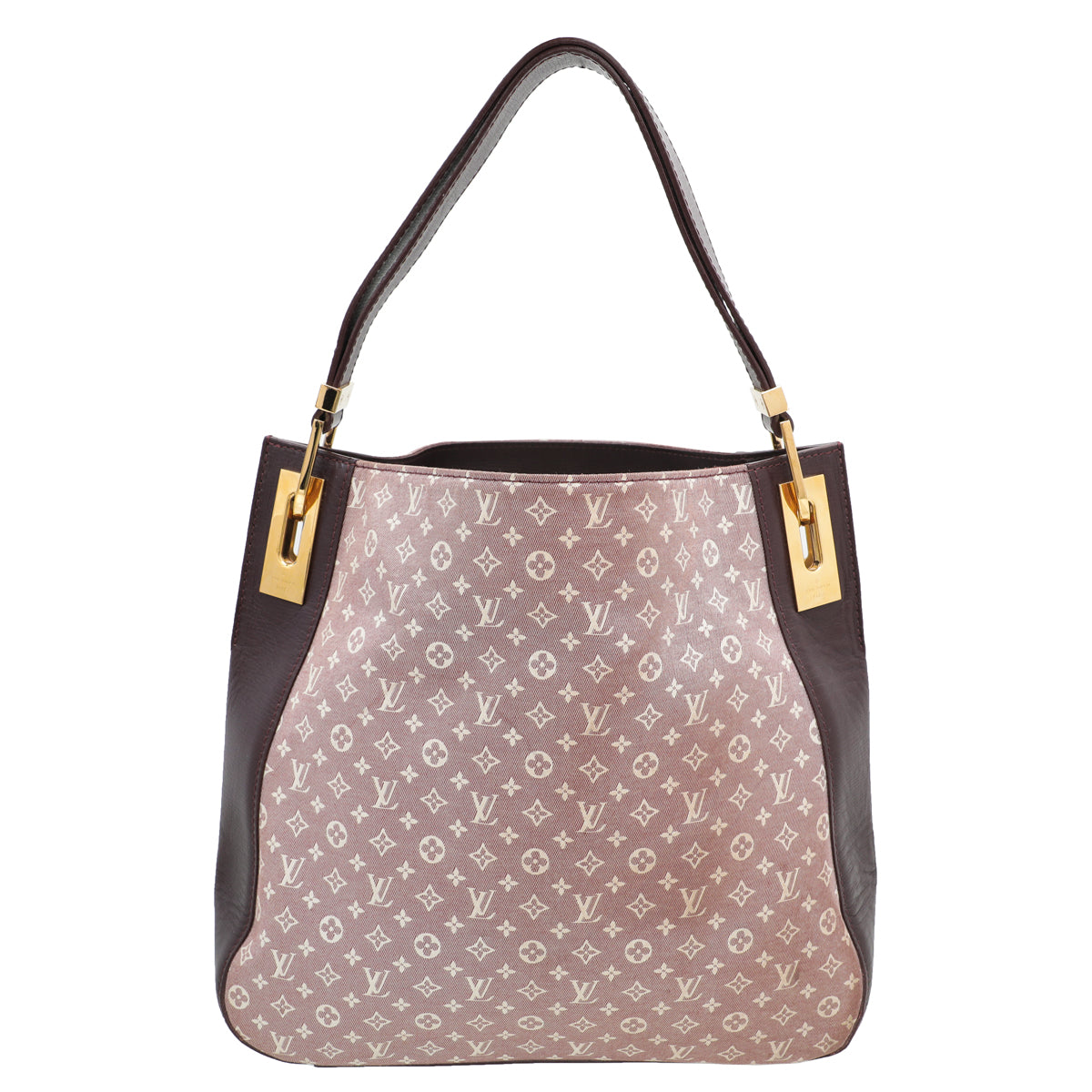 Louis Vuitton Burgundy Mini Lin Blu Hobo Bag