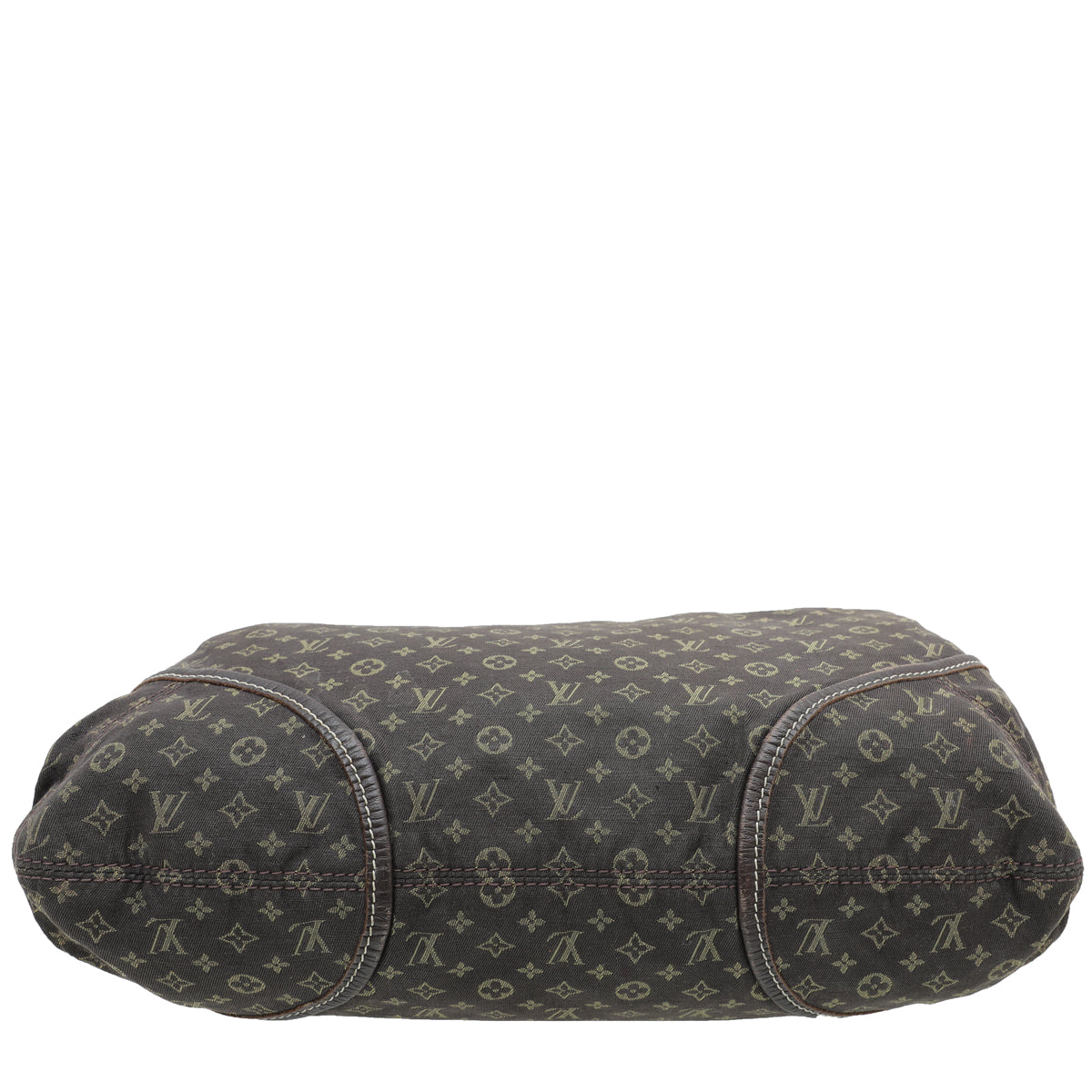 Louis Vuitton Brown Mini Lin Monogram Manon MM Bag-Louis Vuitton-THE CLOSET