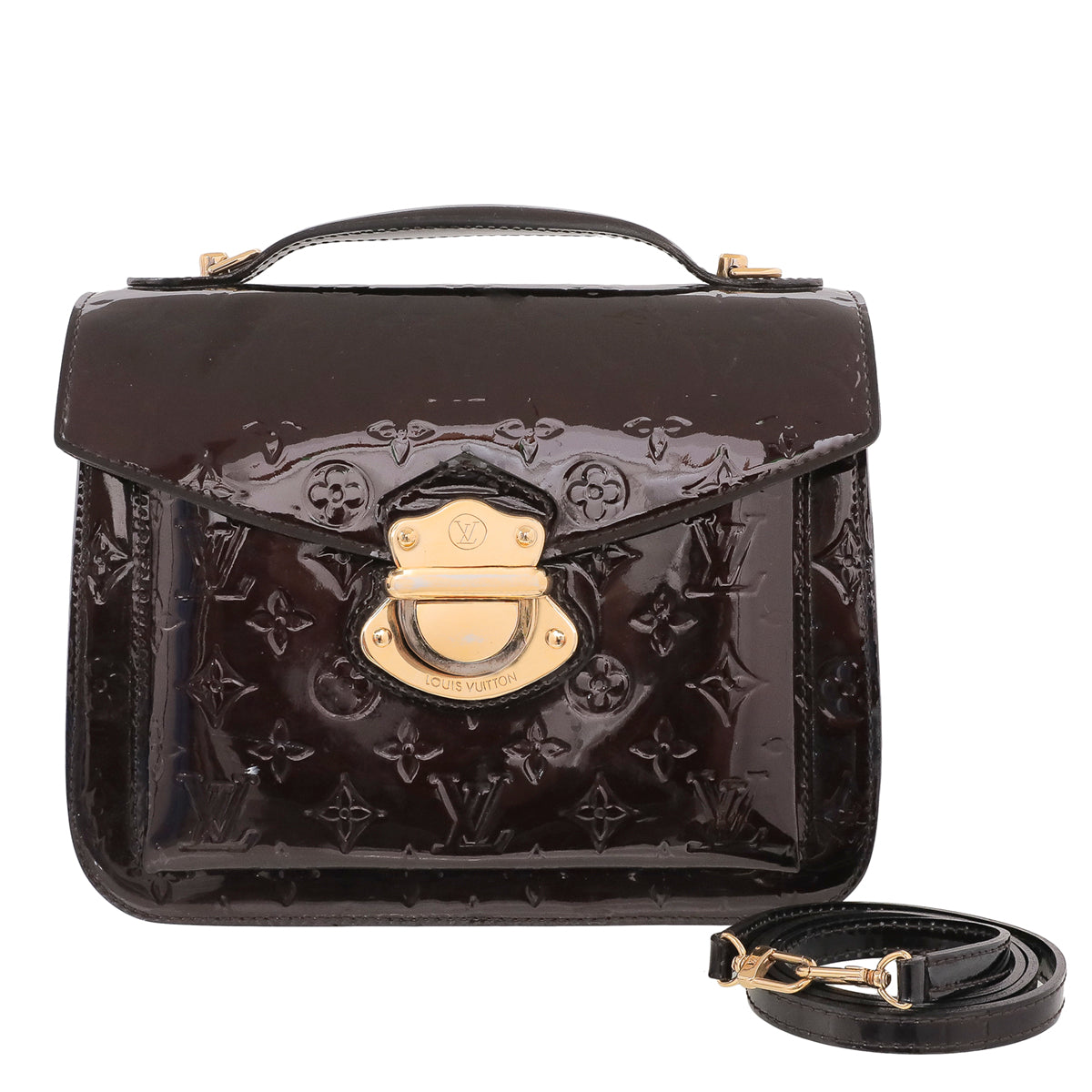 Louis Vuitton Amarante Monogram Vernis Mirada Bag-Louis Vuitton-THE CLOSET