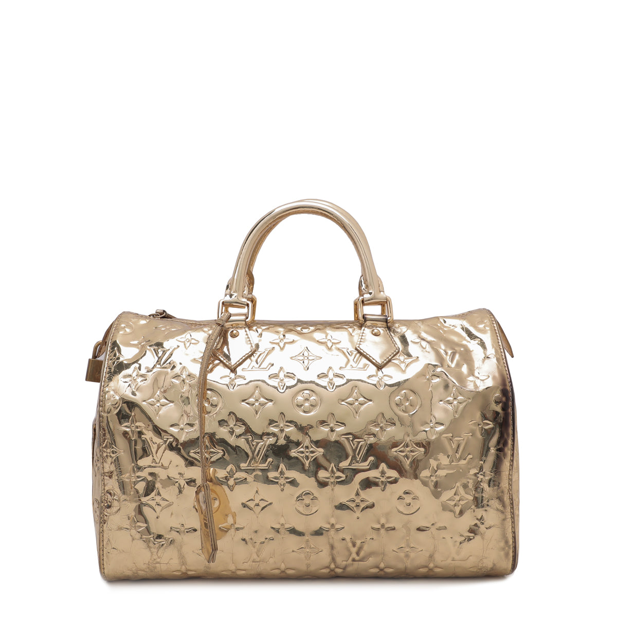 Louis Vuitton Gold Metallic Miroir Speedy 30 Ltd Ed Bag-Louis Vuitton-THE CLOSET