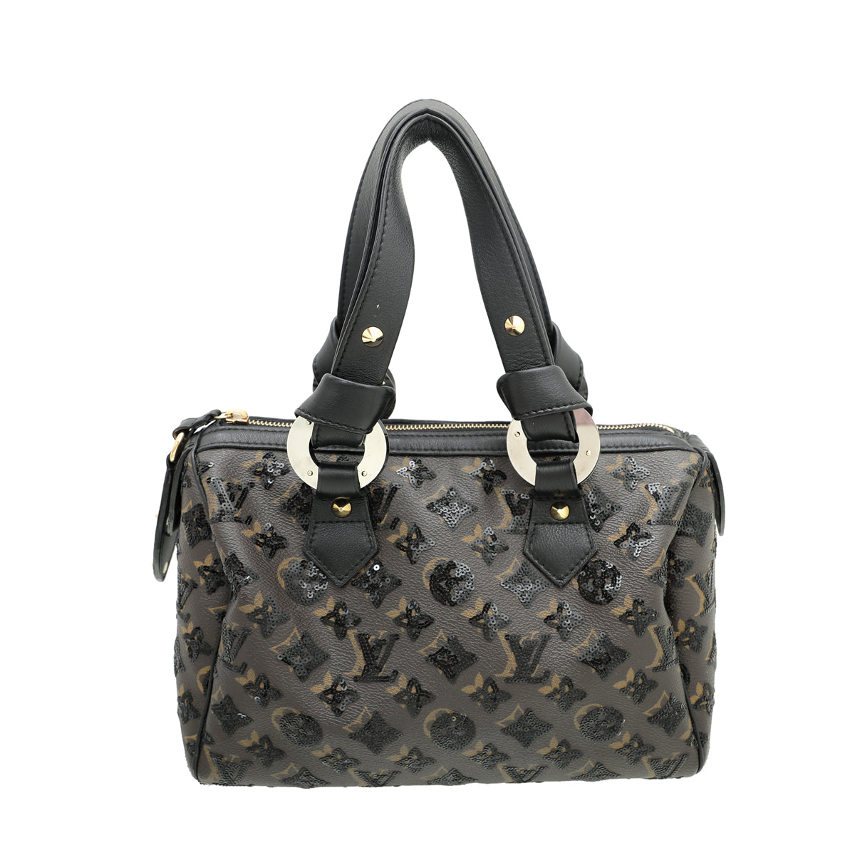 Louis Vuitton Bicolor Monogram Eclipse Speedy 28 Bag-Louis Vuitton-THE CLOSET