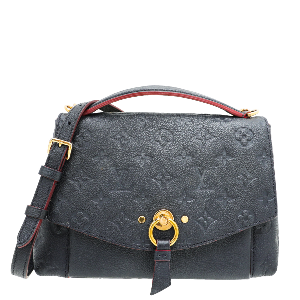 Louis Vuitton Blanche MM Empreinte Leather Shoulder Bag