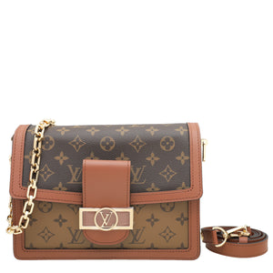 Louis Vuitton Monogram Reverse Canvas Dauphine MM Bag