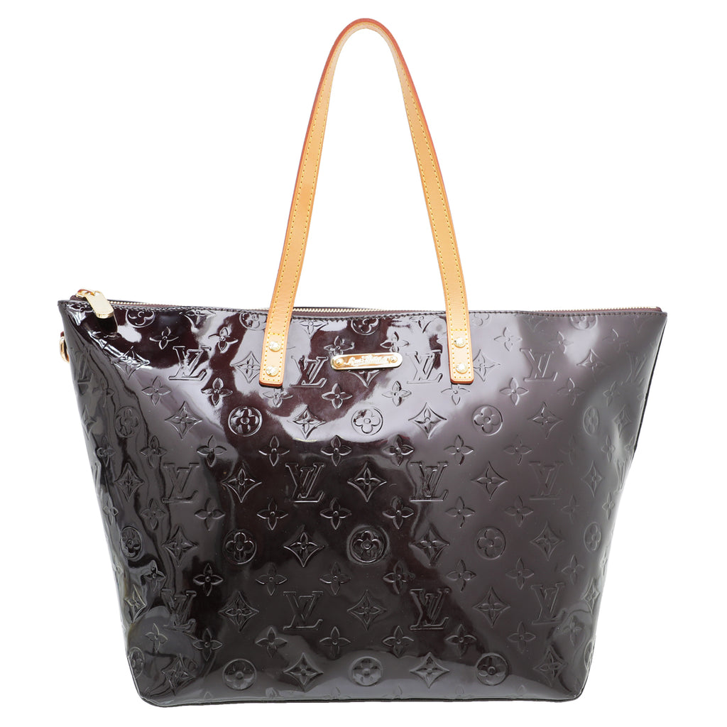 Louis Vuitton Amarante Monogram Vernis Bellevue PM, Luxury, Bags