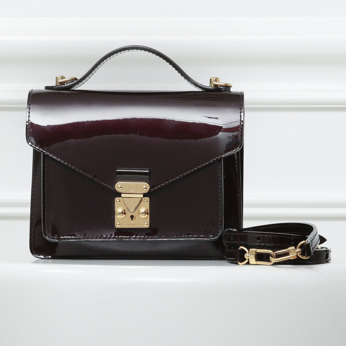 Louis Vuitton Amarante Monceau BB Bag-Louis Vuitton-THE CLOSET