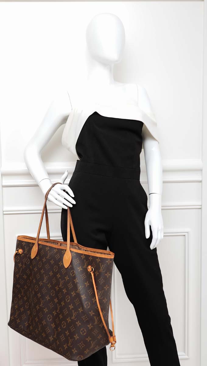 Louis Vuitton Brown Monogram Neverfull Bag-Louis Vuitton-THE CLOSET