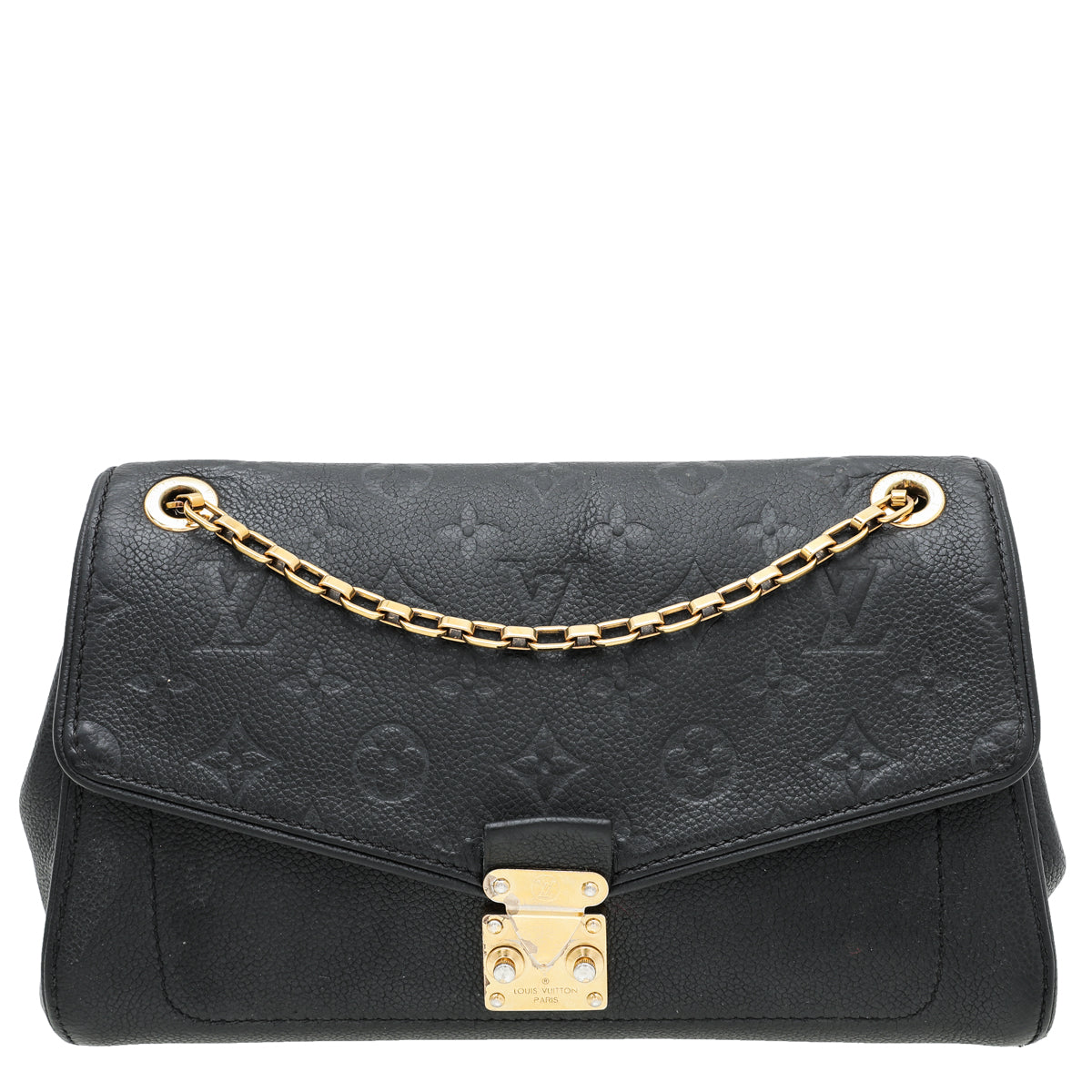 Louis Vuitton Noir Monogram Empreinte Saint Germaine Bag-Louis Vuitton-THE CLOSET