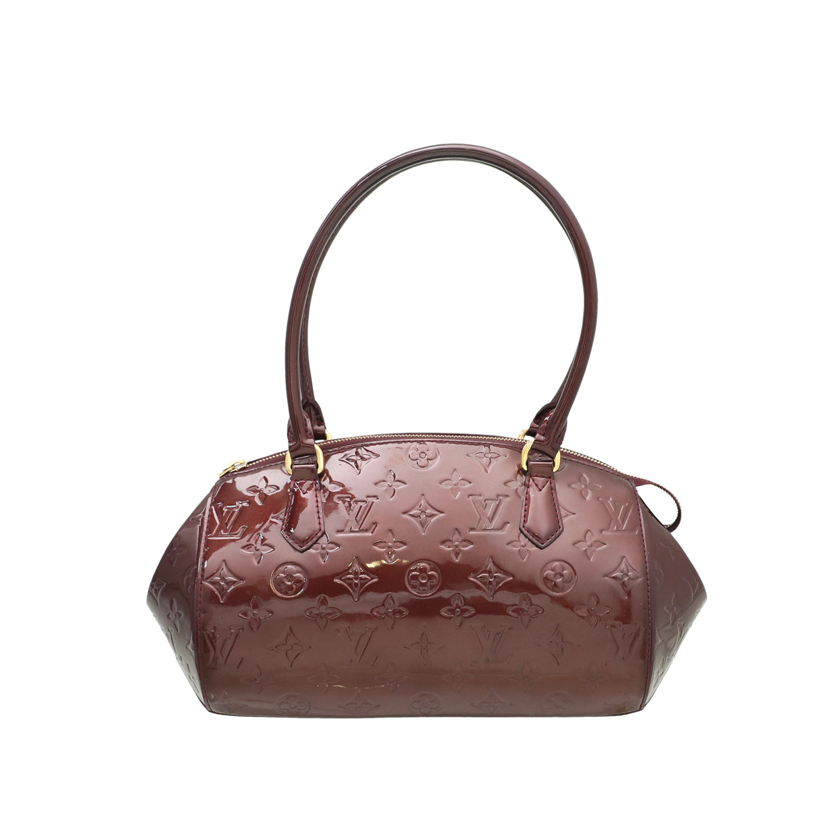 Louis Vuitton Rouge Fauviste Monogram Vernis Sherwood PM Bag-Louis Vuitton-THE CLOSET