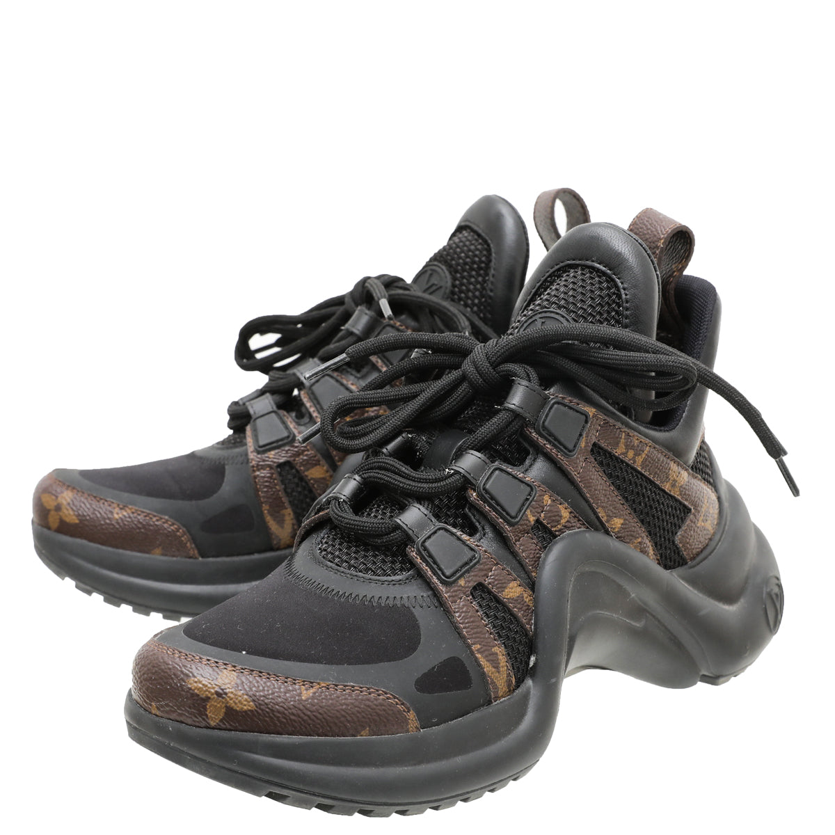 Louis Vuitton Monogram Black Archlight Sneakers 36-Louis Vuitton-THE CLOSET