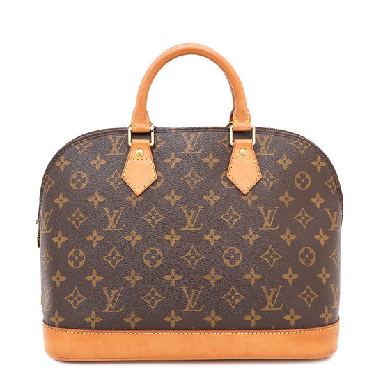 Louis Vuitton Brown Monogram Alma PM Bag