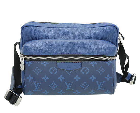 Louis Vuitton Cobalt Monogram & Taiga Outdoor Messenger Bag