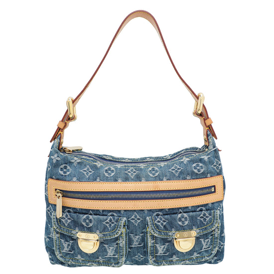 Louis Vuitton Denim Blue Monogram Baggy PM Bag – THE CLOSET