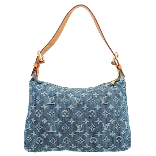 Louis Vuitton Denim Blue Monogram Baggy PM Bag