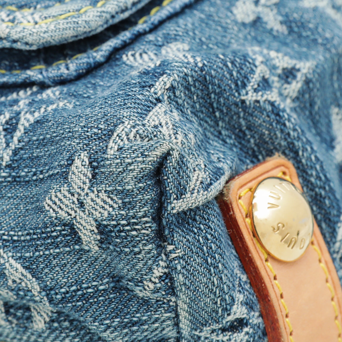 Louis Vuitton Denim Blue Monogram Baggy PM Bag-Louis Vuitton-THE CLOSET