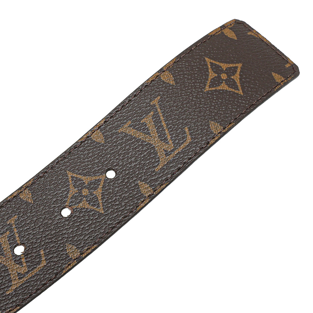 Louis Vuitton Brown Monogram Initiales Belt 36-Louis Vuitton-THE CLOSET