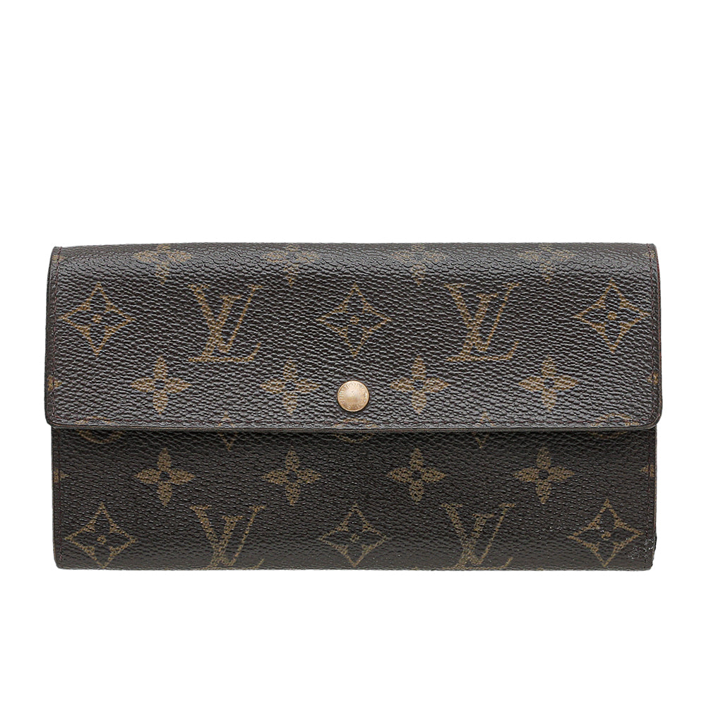 Louis Vuitton Brown Monogram Sarah Wallet-Louis Vuitton-THE CLOSET