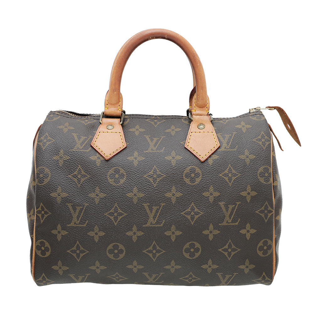 Louis Vuitton Brown Monogram Speedy 25 Bag