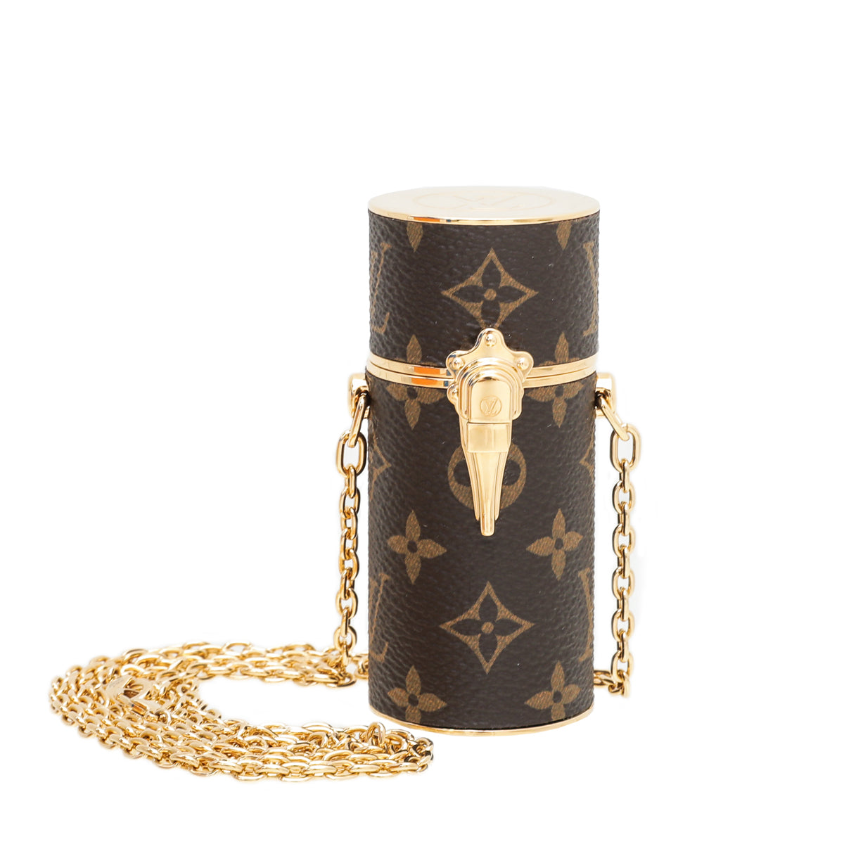 Louis Vuitton Monogram Chain Lipstick Case-Louis Vuitton-THE CLOSET