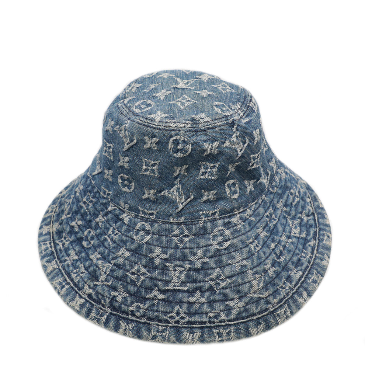 Louis Vuitton Monogram Denim Hat Small-Louis Vuitton-THE CLOSET
