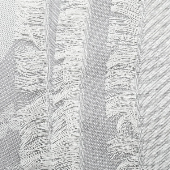 Louis Vuitton Pearl Grey Monogram Denim Silk Wool Shawl