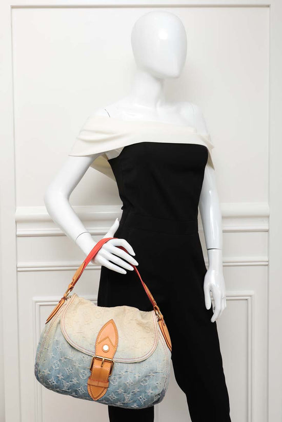 LOUIS VUITTON Louis Vuitton Monogram Denim Sunshine Shoulder Bag