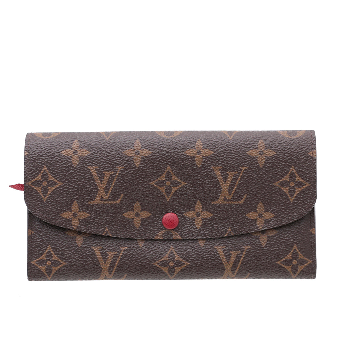 Louis Vuitton Rouge Monogram Emilie Wallet-Louis Vuitton-THE CLOSET