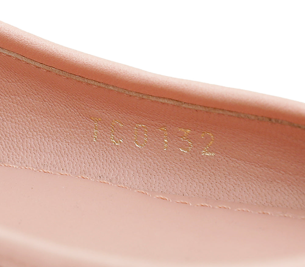 Louis Vuitton Pink Monogram Empreinte Debbie Ballerina 39-Louis Vuitton-THE CLOSET