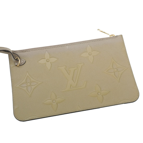 Louis Vuitton Tourterelle Monogram Empreinte Giant Neverfull MM Bag