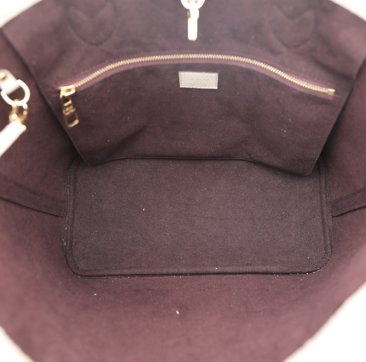 Louis Vuitton Tourterelle Monogram Empreinte Giant Neverfull MM Bag-Louis Vuitton-THE CLOSET