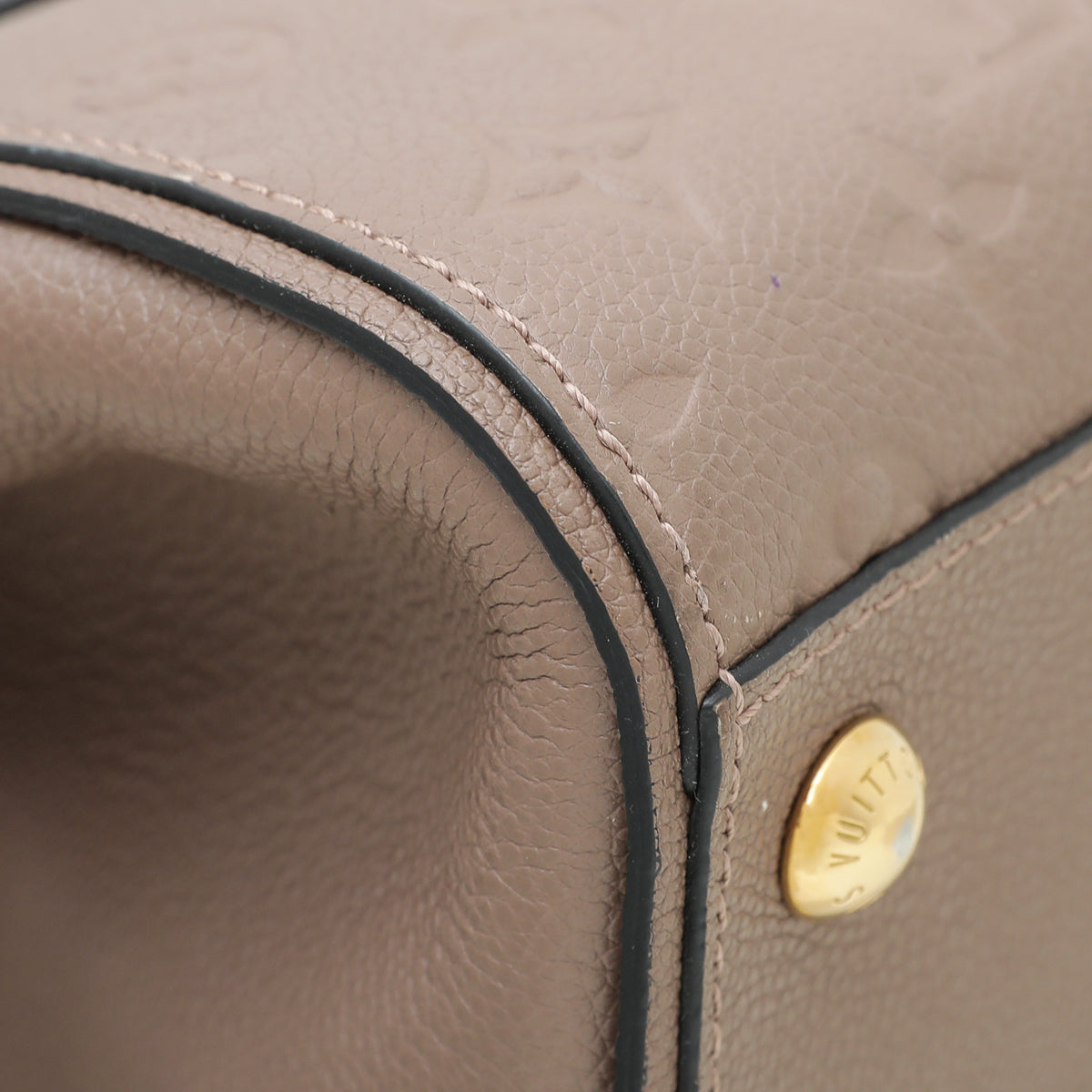 Louis Vuitton Taupe Monogram Empreinte Trocadero Bag-Louis Vuitton-THE CLOSET