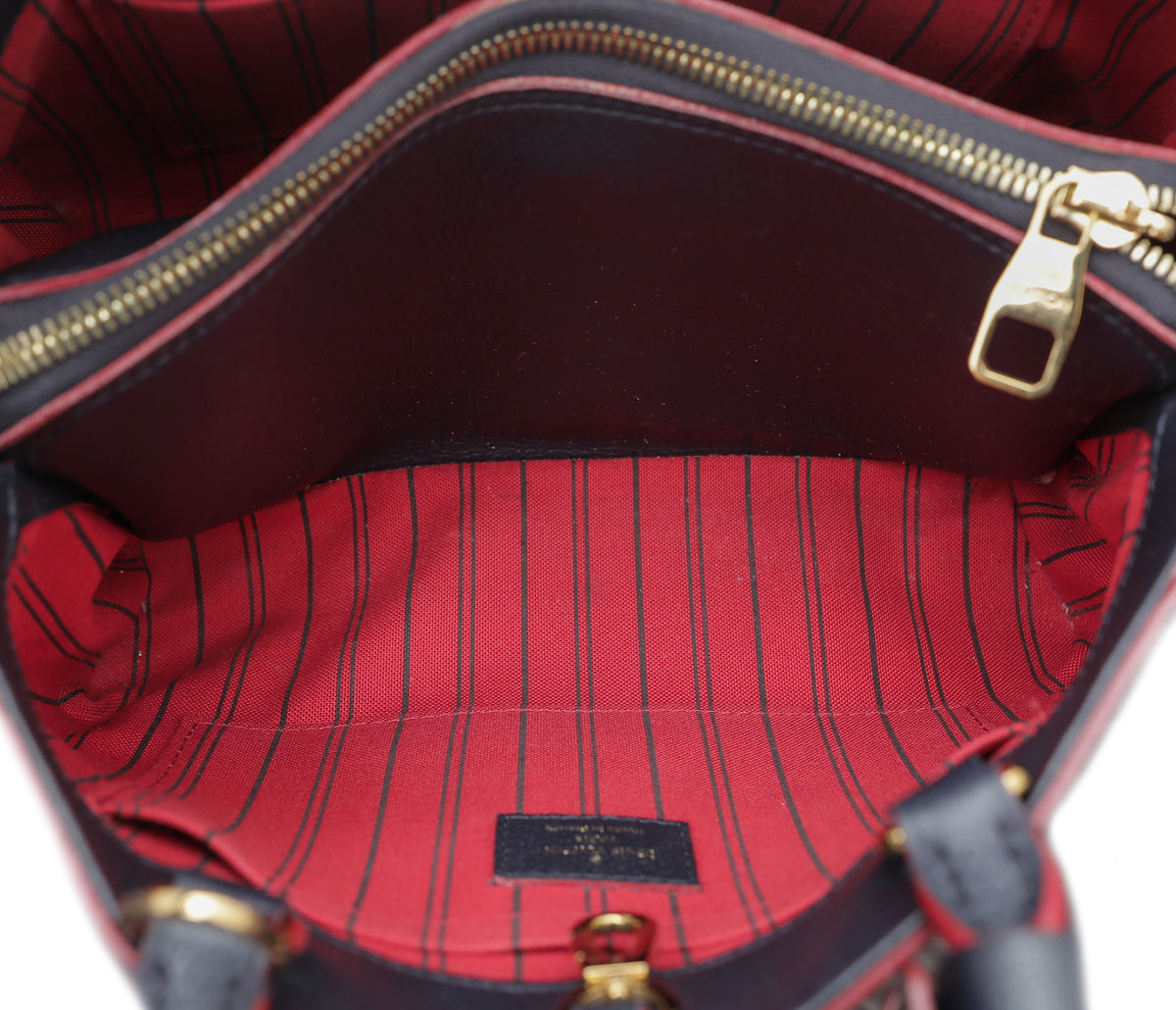 Louis Vuitton Marine Rouge Monogram Empreinte Montaigne BB Bag-Louis Vuitton-THE CLOSET