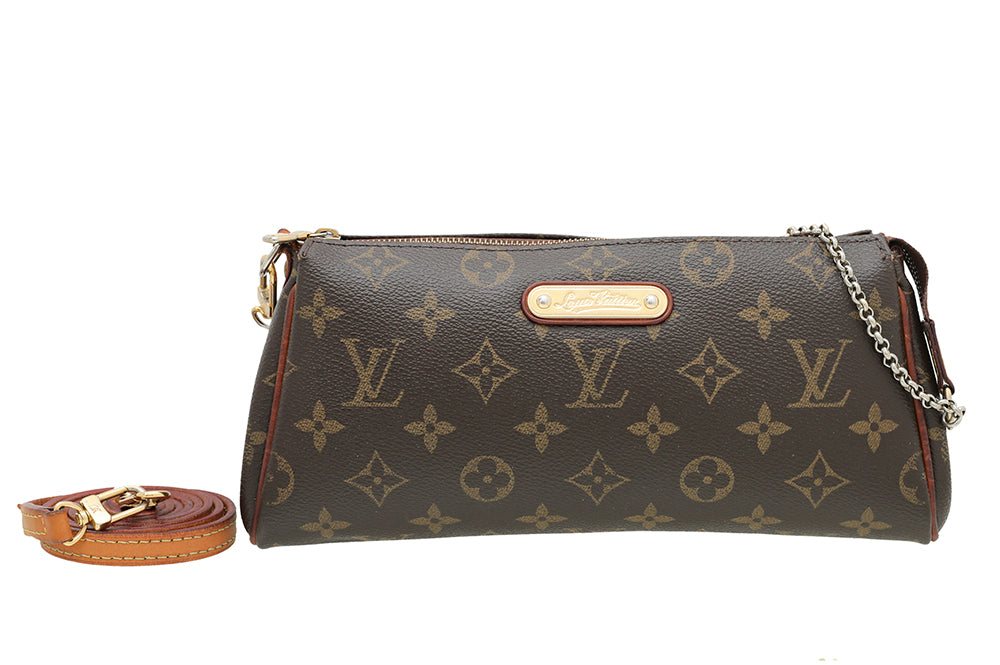 Louis Vuitton Brown Monogram Eva Clutch Bag-Louis Vuitton-THE CLOSET