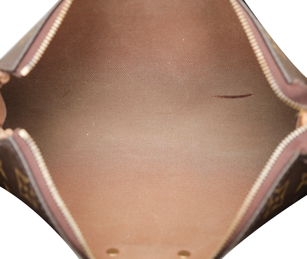 Louis Vuitton Brown Monogram Eva Clutch Bag-Louis Vuitton-THE CLOSET