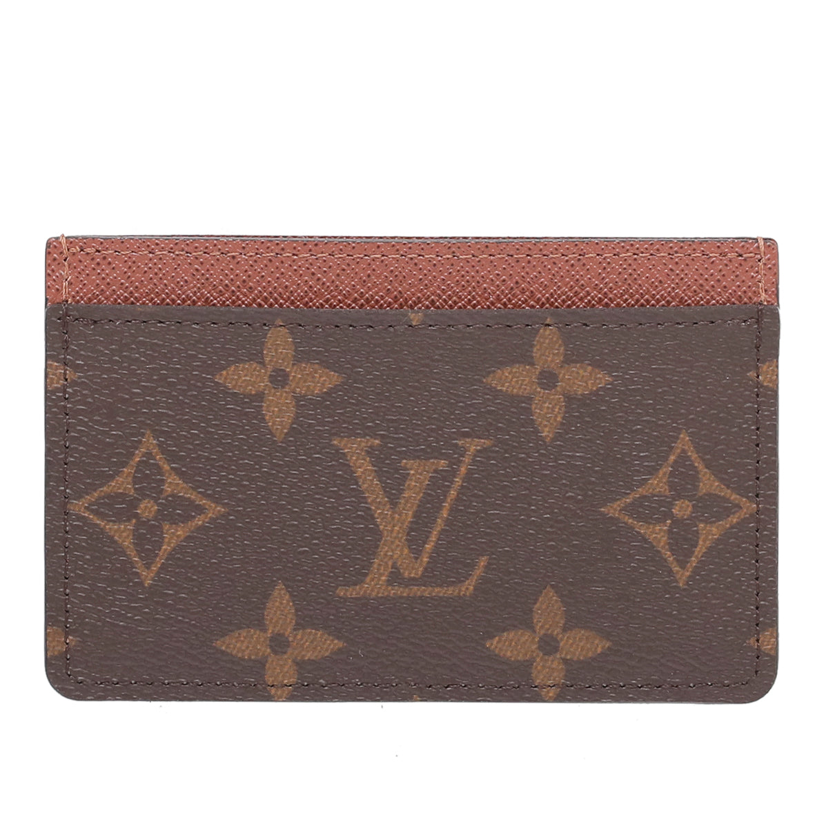 Louis Vuitton Brown Monogram Flat Card Holder-Louis Vuitton-THE CLOSET