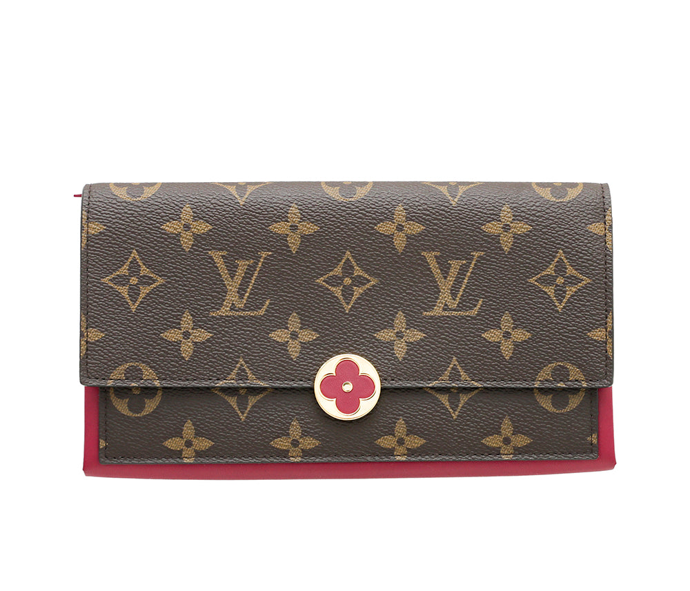 Louis Vuitton Bicolor Monogram Flore Long Wallet-Louis Vuitton-THE CLOSET