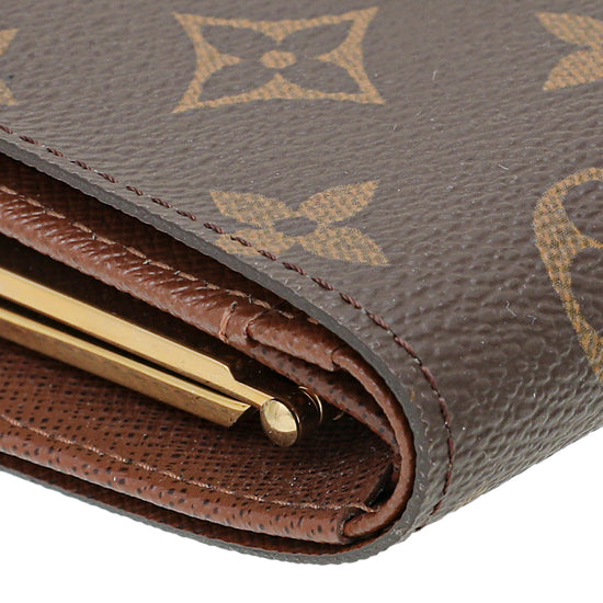Louis Vuitton Brown Monogram French Purse Wallet