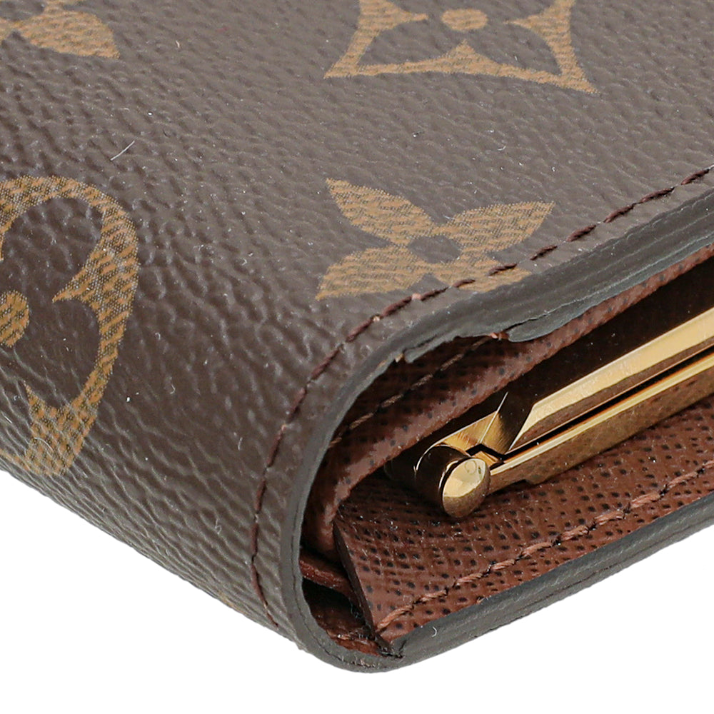 Louis Vuitton Brown Monogram French Purse Wallet-Louis Vuitton-THE CLOSET
