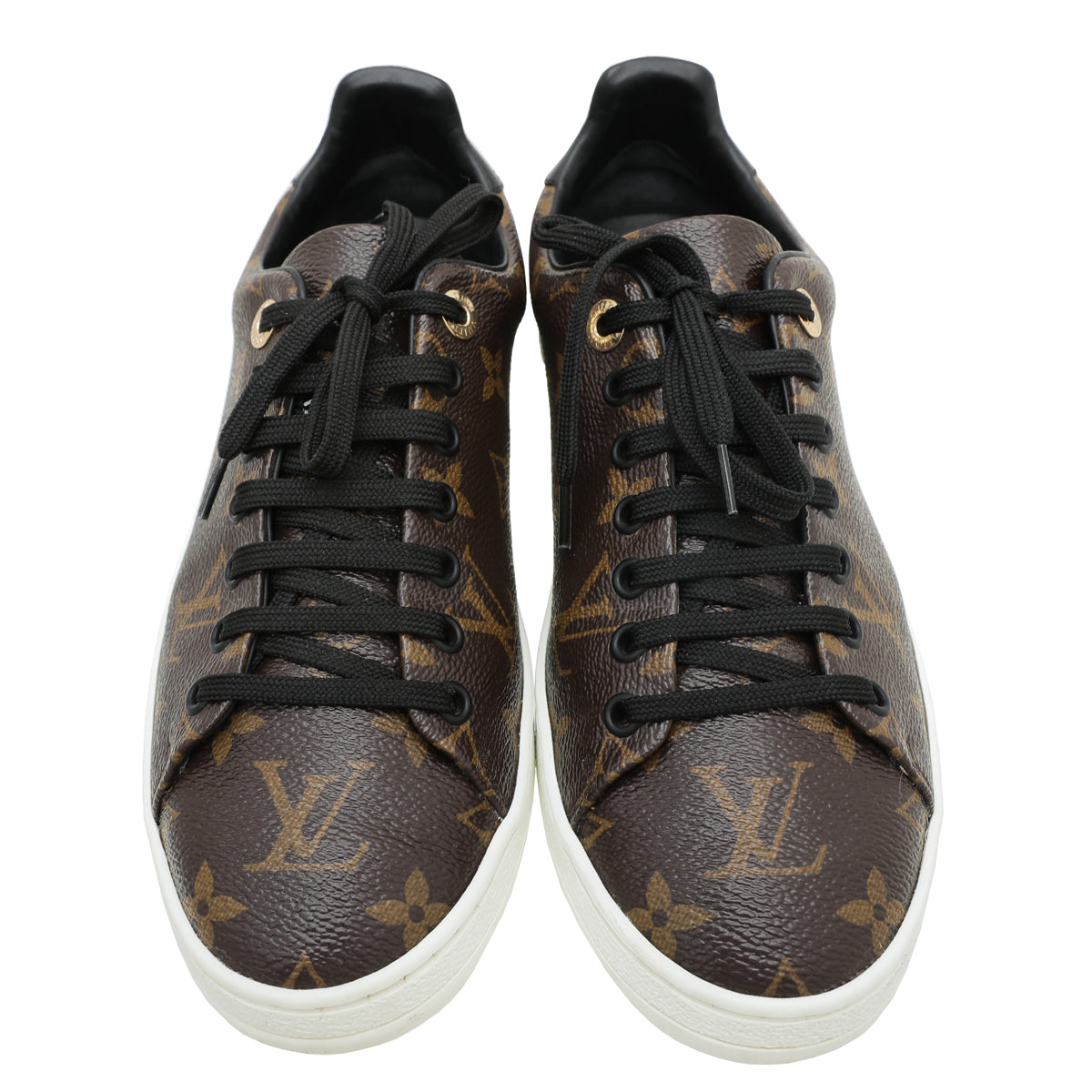 Louis Vuitton Bicolor Monogram Frontrow Sneakers 37.5-Louis Vuitton-THE CLOSET