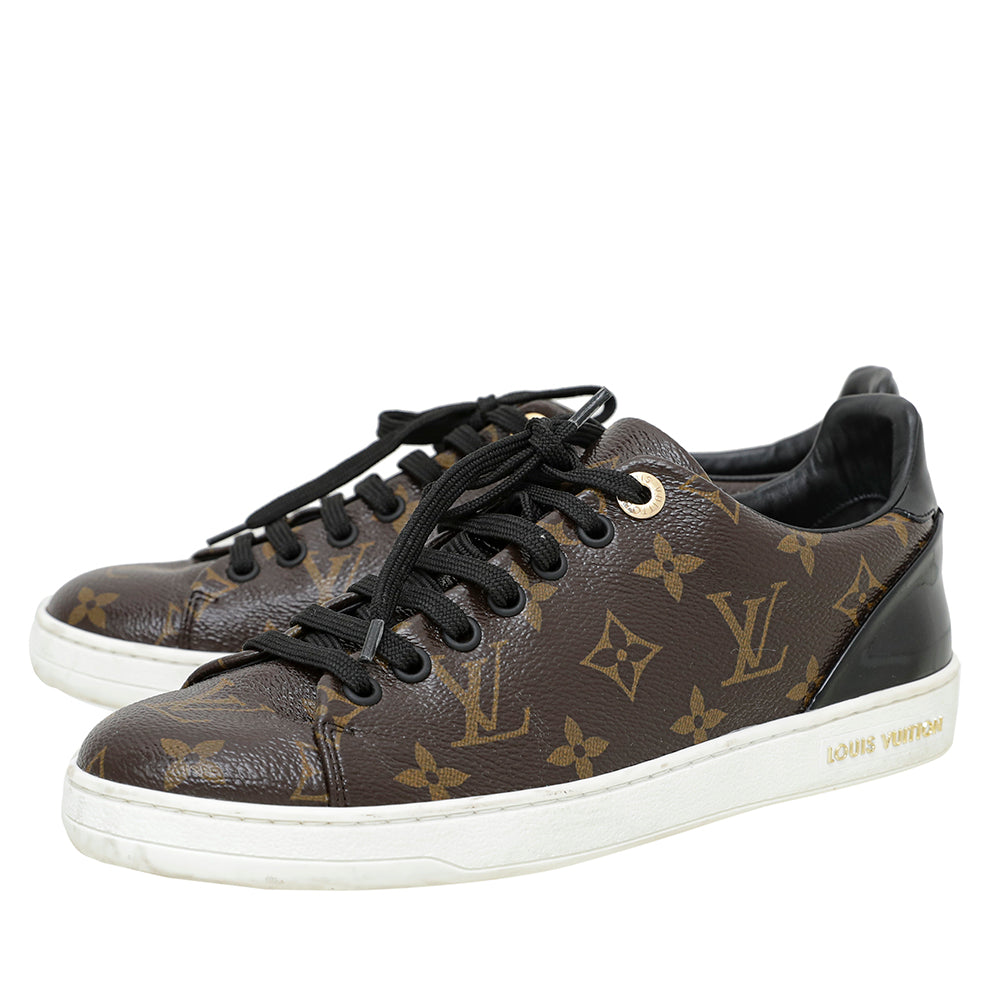 Louis Vuitton Bicolor Monogram Frontrow Sneakers 37.5-Louis Vuitton-THE CLOSET