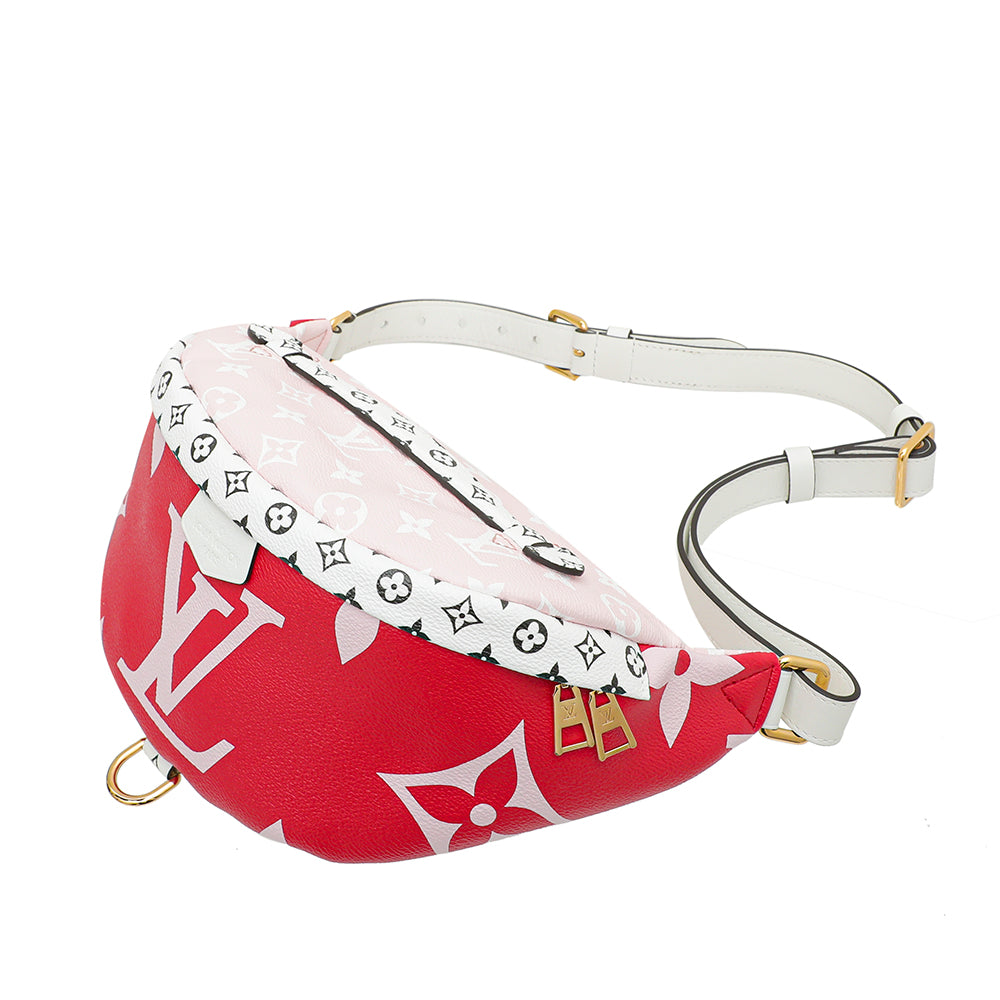 Louis Vuitton Rouge Multicolor Monogram Giant Bumbag-Louis Vuitton-THE CLOSET