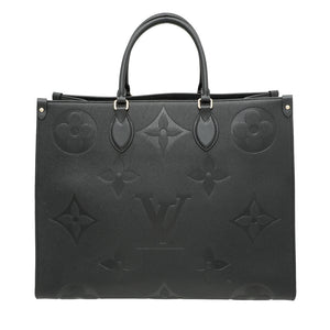 Louis Vuitton Noir Monogram Giant Empreinte Onthego Bage
