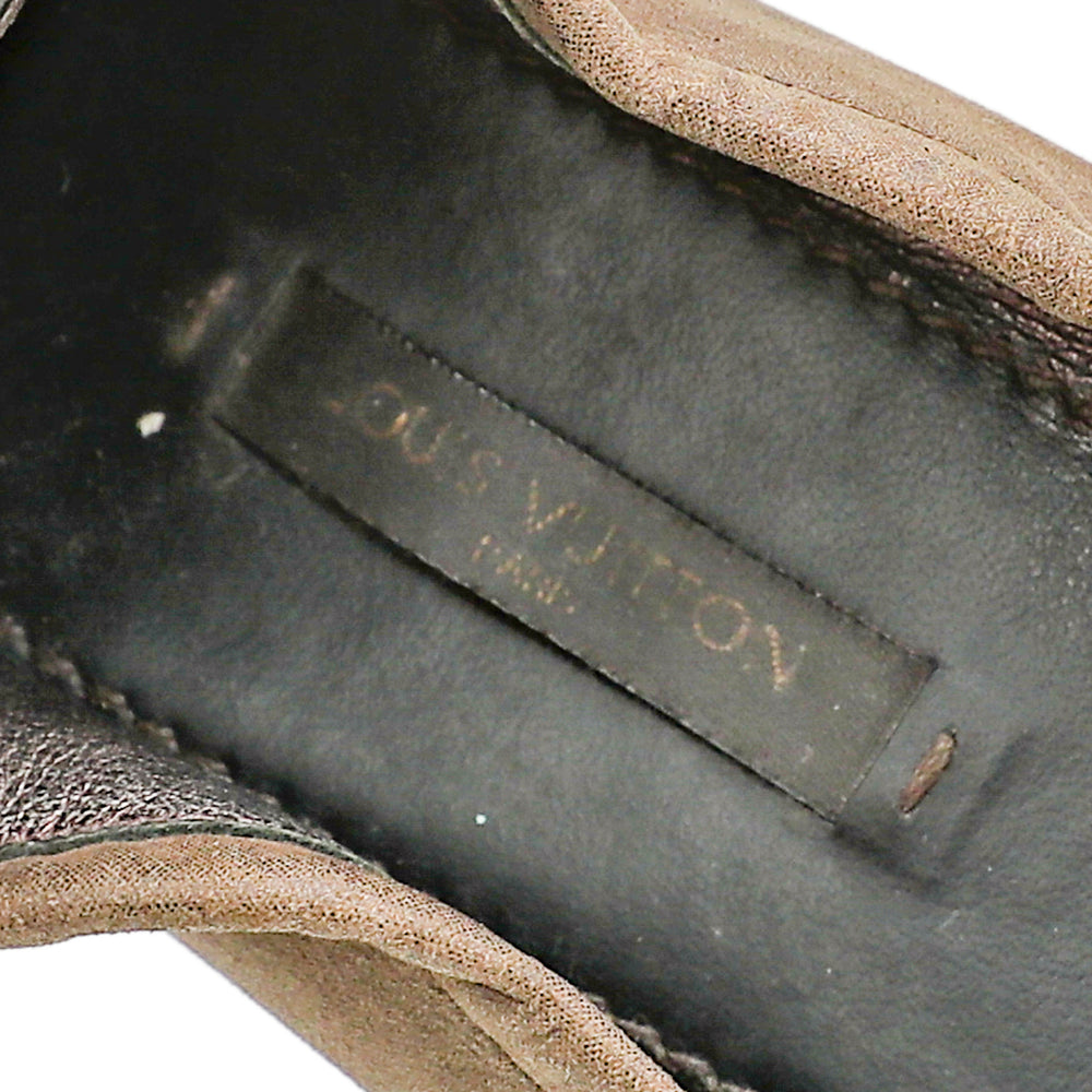 Louis Vuitton Brown Monogram Iridescent Lucky Ballerina 36.5-Louis Vuitton-THE CLOSET