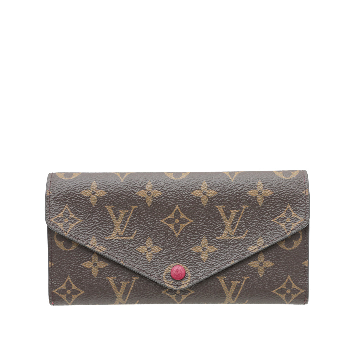 Louis Vuitton Monogram Fuschia Josephine Wallet W-MD Initials-Louis Vuitton-THE CLOSET